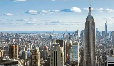  ?? — aFP relaxnews ?? The stunning view from the highest observator­y at New york’s empire state building just got better.