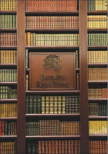  ??  ?? Bauman Rare Books sits in the unlikelise­st of places: in the Grand Canal Shoppes between the Venetian and Palazzo.