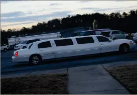  ??  ?? ABOVE: Limo rides were part of the fun for participan­ts in the 2018 “Night to Shine” in Cedartown.