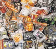  ??  ?? DANGER: ‘Legal high’ substances were seized from two Highland
premises.