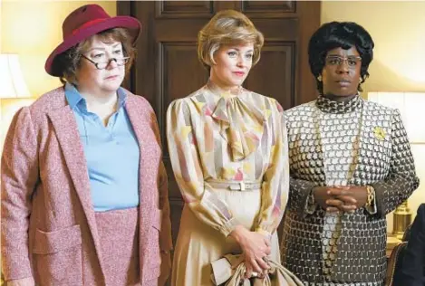  ?? Sabrina Lantos FX ?? “MRS. AMERICA,” with Margo Martindale, left, Elizabeth Banks and Uzo Aduba, follows the fight over the proposed Equal Rights Amendment.