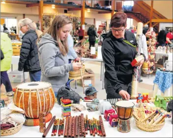  ?? ERIC BOURQUE ?? An image from last year’s Ten Thousand Villages event in Yarmouth. This year’s sale – again taking place at Beacon United Church – is scheduled for Friday, Nov. 30, and Sunday, Dec. 1.