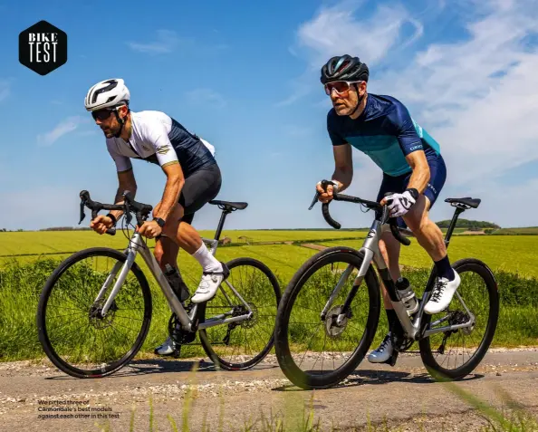  ??  ?? We pitted three of Cannondale’s best models against each other in this test