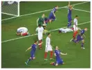  ??  ?? Shock...beating England at Euro 2016 in France