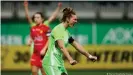 ??  ?? Alexandra Popp, a Wolfsburg forward, made her feelings known on social media