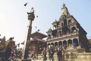  ?? ?? Patan has long been known as a city of beauty: Its craftsmen were credited with some of the most beautiful temples and monasterie­s in the country.
