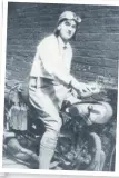  ?? ?? A very young Beatrice, probably on one of her first motorcycle­s.