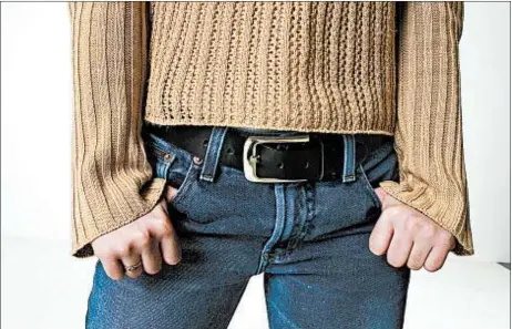  ?? PHOTODISC ?? Belts can ground an outfit or just hold up your pants, but if you’re wearing jeans, the belt is optional.