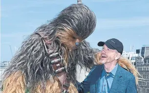  ?? STUART C. WILSON/GETTY IMAGES ?? Howard’s Solo: A Star Wars Story will dive into the friendship between Chewbacca and Han Solo.