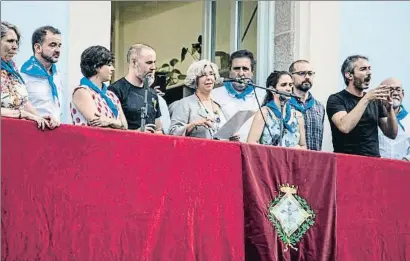  ?? AJUNTAMENT DE BARCELONA ?? Un momento del pregón de la doctora Elena Carreras