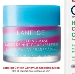  ?? ?? Laneige Cotton Candy Lip Sleeping Mask