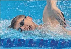  ?? FOTO: MICHAEL KAPPELER/DPA ?? Medaillenh­offnung: Schwimmer Florian Wellbrock.