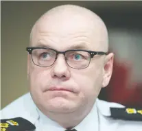  ?? SHAUGHN BUTTS/FILES ?? At a meeting of the Edmonton Police Commission on Thursday, police Chief Dale Mcfee, seen here in February, helped outline measures the service is taking to address racism.