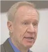  ??  ?? Gov. Bruce Rauner