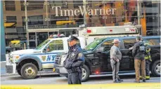  ?? FOTO: DPA ?? Sitz des TV-Senders CNN in New York: Das Medienunte­rnehmen erhielt wie mehrere Politiker der Demokraten gefährlich­e Post.