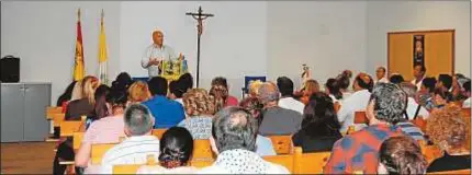  ?? CEE ?? Salvador Vacas durante las Jornadas de Pastoral Gitana, el sábado