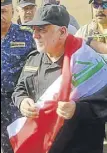  ?? AFP ?? Iraqi Prime Minister Haider alAbadi in Mosul on Sunday.