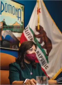  ?? (Kent Nishimura/Los Angeles Times/TNS) ?? DEMOCRAT REP. Norma Torres in her office on Capitol Hill in April.