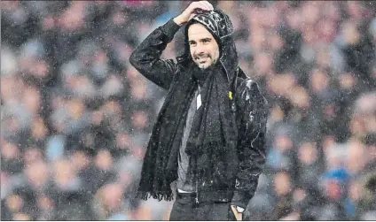  ?? FOTO: GYI ?? Dos partidos en apenas 48 horas Pep Guardiola, el martes ante el Watford, dos días después del que el City visitara al Crystal Palace