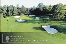  ?? WATERLOO REGION RECORD ?? Westmount Golf and Country Club now has narrated flyover videos of the course.