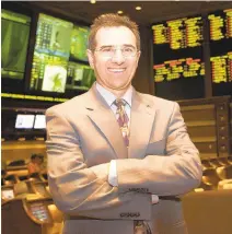  ?? COURTESY OF WYNN LAS VEGAS ?? Johnny Avello is the Director of the Race and Sportsbook for DraftKings, one of the first five mobile apps to gain a license in Virginia, along with FanDuel, BetMGM, BetRivers and William Hill.