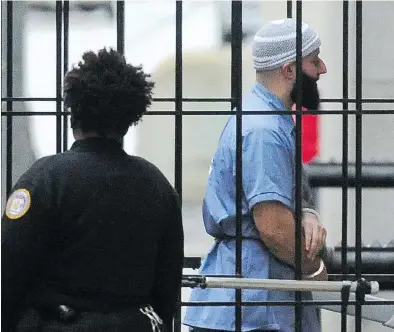  ?? BARBARA HADDOCK TAYLOR / THE BALTIMORE SUN VIA THE ASSOCIATED PRESS FILES ?? A court has denied a new trial for Adnan Syed — whose murder conviction was chronicled in the hit podcast Serial.