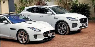  ??  ?? The projected sense of fun in styling dictated lots of cues from the F-Type sports car..