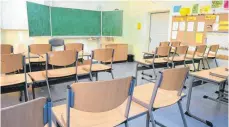  ?? FOTO: STEFAN SAUER ?? Der Großteil der Klassenzim­mer in Bad Waldsee und Aulendorf bleibt dieser Tage leer.