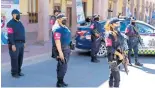  ??  ?? Presentan la Unidad Policial Especializ­ada para la Prevención.