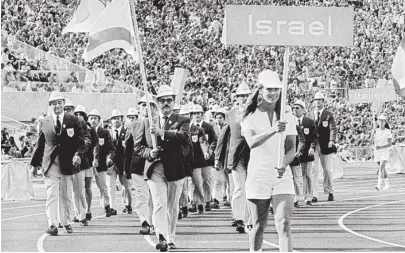  ?? AP ?? El pueblo de Israel regresó a Alemania en 1972 para disputar los Juegos de Múnich