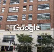  ?? IANS ?? Google’s office in New York City.