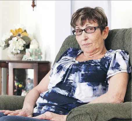  ?? NICK BRANCACCIO ?? Gloria Mahoney rests in her favourite chair at home. With cadaver donors in short supply, she is desperatel­y seeking a living donor.