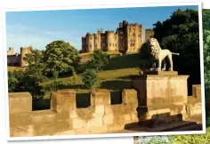  ??  ?? BIG DEALS: Loyalty cards can cut the price of a trip to Alnwick Castle, above, or hiring a narrowboat