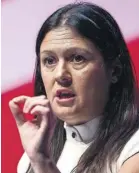  ?? ?? ▲ Lisa Nandy has said that Labour would support internatio­nal law