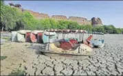  ?? RAJ K RAJ/ HT ?? National Green Tribunal on May 19 had directed authoritie­s to revive water bodies in Delhi, including the lake at Purana Qila.