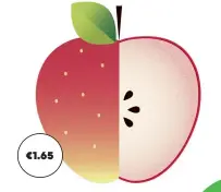  ?? ?? €1.65 2-3 jazz, gala or cox apples