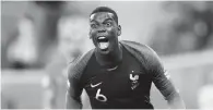  ??  ?? Paul Pogba, un joueur polyvalent à l’image des joueurs tricolores