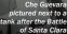  ??  ?? Che Guevara pictured next to a tank after the Battle of Santa Clara