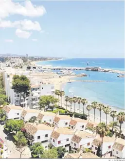  ?? M. J. SERRANO ?? Vista de la playa de La Bajadilla.