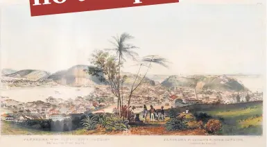  ?? MNBA ?? ‘Panorama da Cidade do Rio de Janeiro’. De Guilherme Briggs (1837)