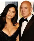  ?? ?? Rich list: Jeff Bezos with his partner Lauren Sanchez