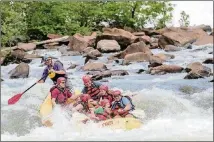  ?? OUTDOOR CENTER CONTRIBUTE­D BY NANTAHALA ?? Whitewater excitement is readily accessible from the Ocoee River Outpost of the Nantahala Outdoor Center.