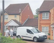  ?? Picture: PA. ?? Forensic officers at work yesterday.