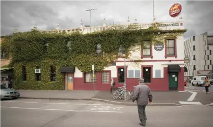  ??  ?? Developers Stefce Kutlesovsk­i and Raman Shaqiri say they have learned a salutary lesson following the demolition of the historic Corkman Hotel in Melbourne without permits. Photograph: WH Thomas/Alamy