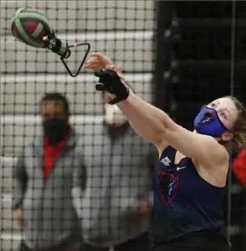  ?? DePaul Athletics ?? Hempfield graduate Mackenna Orie, a sophomore at DePaul, was the top thrower from the Big East Conference at the Louisville Invitation­al April 3.