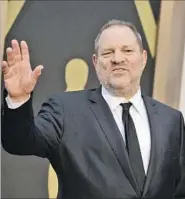  ?? Jordan Strauss Invision/Associated Press ?? PRODUCER Harvey Weinstein, shown in 2014, has denied all allegation­s of nonconsens­ual sex.