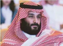  ?? FAYEZ NURELDINE AGENCE FRANCE-PRESSE ?? Le prince héritier de l’Arabie saoudite Mohammed ben Salman