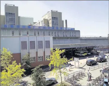  ??  ?? Main entrace Leicester Royal Infirmary. Photo courtesy of University Hospitals Leicester