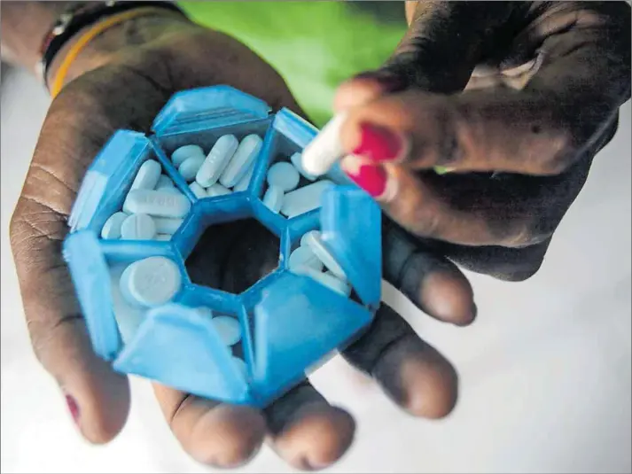  ?? Photo: Oka Barta Daud/reuters ?? The power and the pill: Hiv-positive people who are on treatment and virologica­lly supressed can’t transmit the virus.