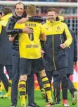  ?? FOTO: AFP ?? Thomas Tuchel (li.) und Sven Bender.